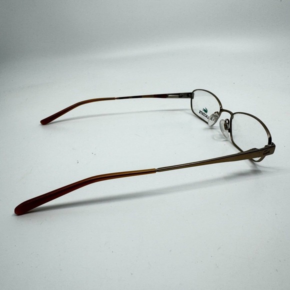 LACOSTE LA12209 VO Silver Gold Orange Yellow Eyeglasses 47-19-130 H9803 - Picture 4 of 7